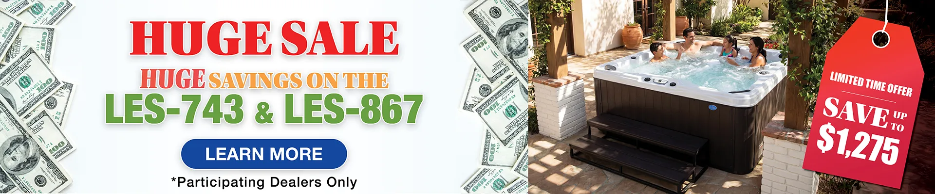 Calspas hot tub being used in a family setting - Four Corners